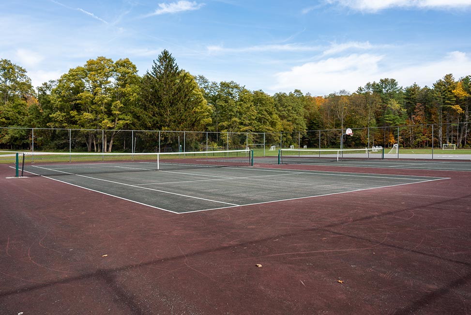 tennis courts