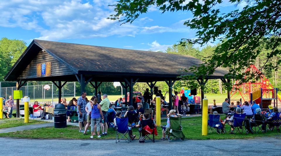 A shot from the Historical Society's Music in the Park, which is expanding this year to include a car & vehicle show.