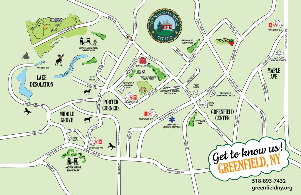 Map of Greenfield