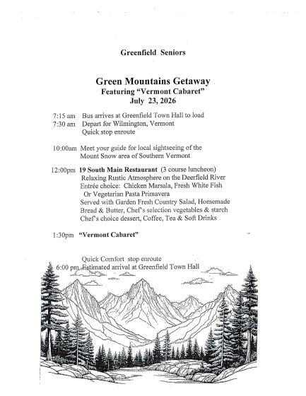 Green Mountains Getaway